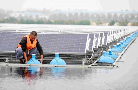 120MW Waterface On Grid Solar Power Systems