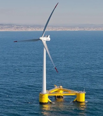 5.5MW 7.25MW 16.6MW Floating Wind Turbines